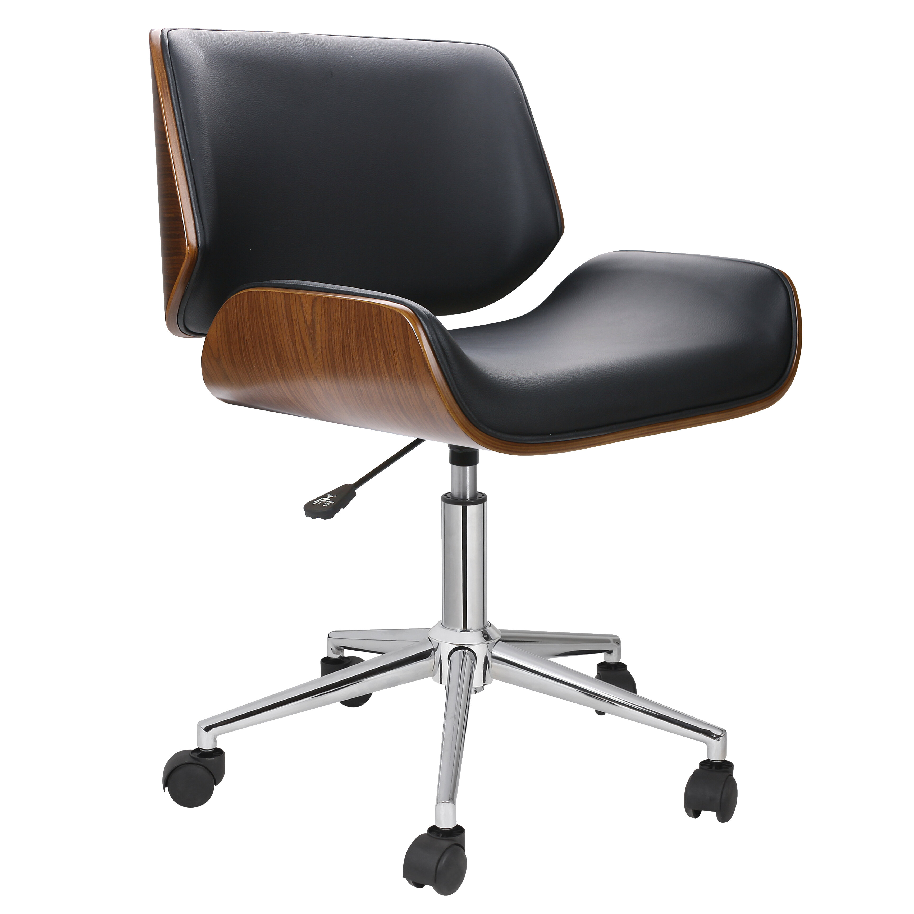 Bentwood Swivel Office Chair